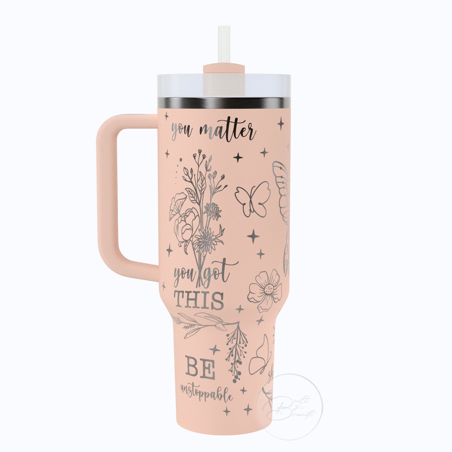 40oz Just Breathe Tumbler