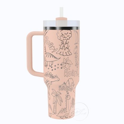 40oz Dinosaur Tumbler