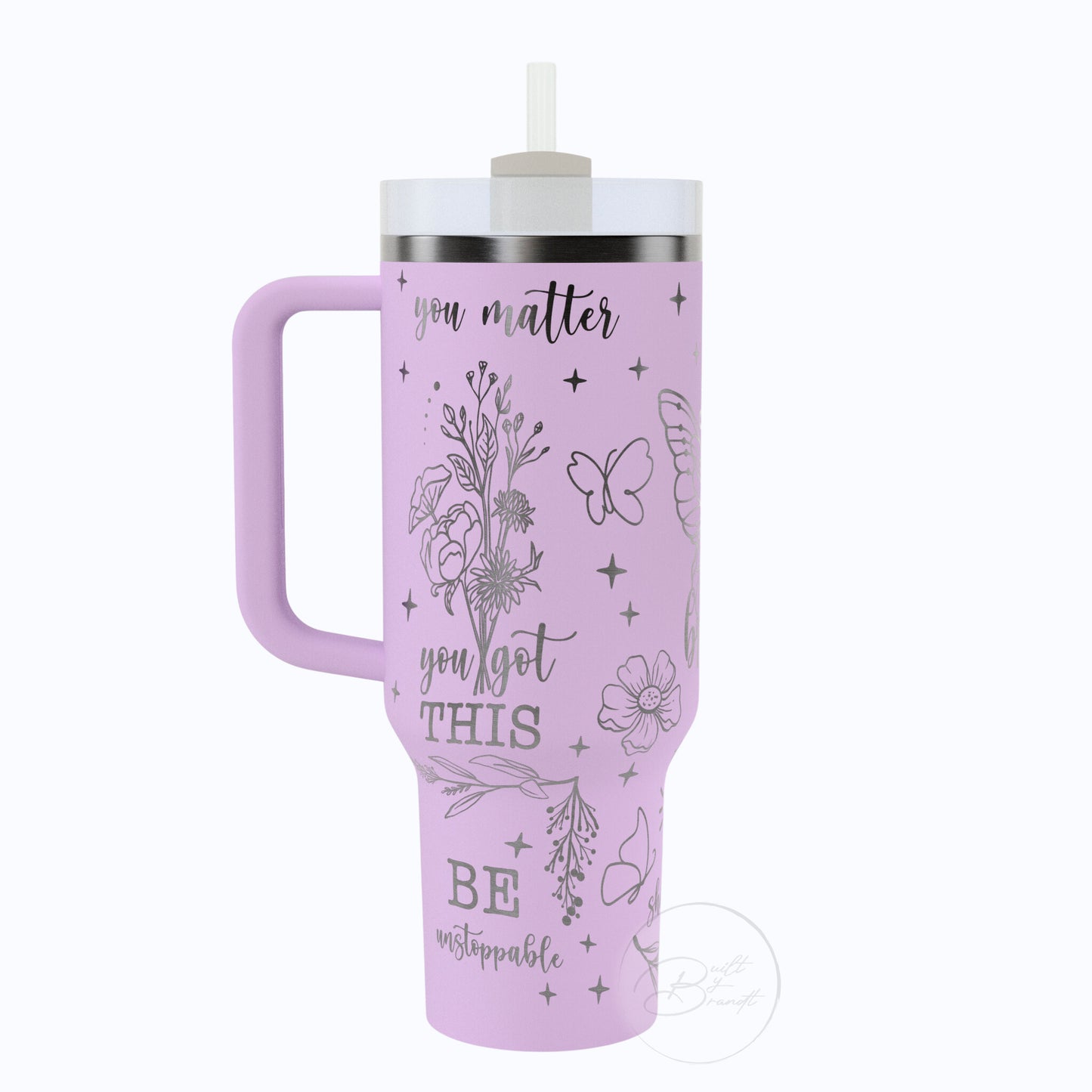 40oz Just Breathe Tumbler