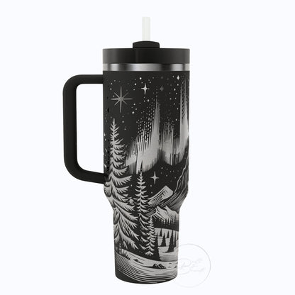 40oz Northern Lights Tumbler