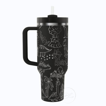 40oz Dinosaur Tumbler