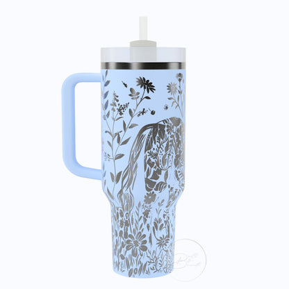 40oz Horse Tumbler