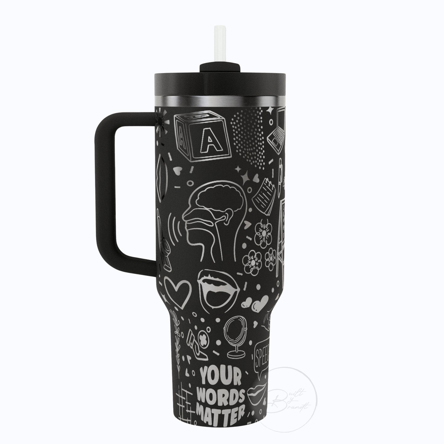 40oz Speech Therapy Tumbler