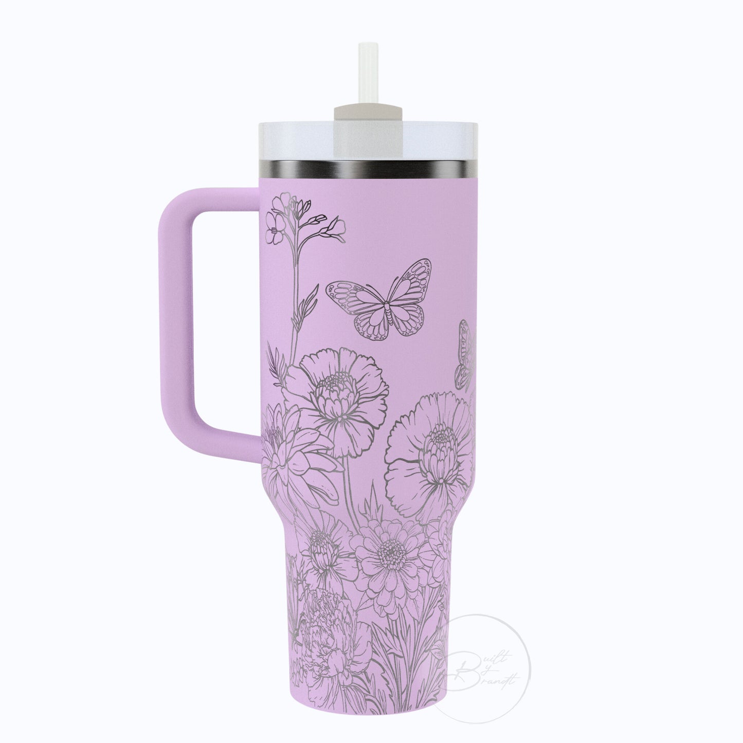 40oz Butterfly Tumbler