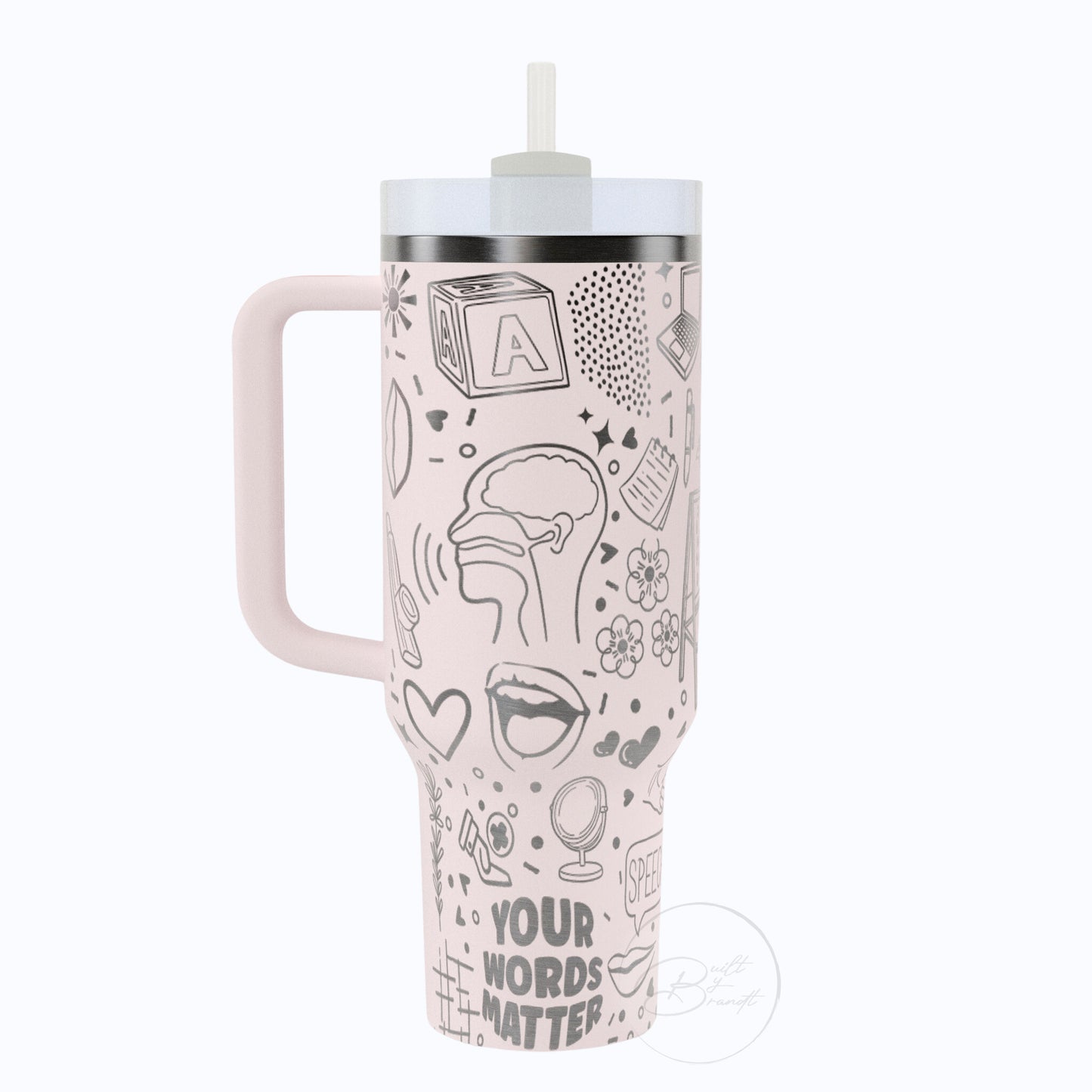 40oz Speech Therapy Tumbler