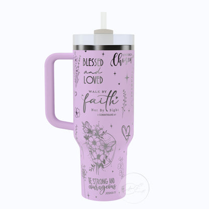 40oz Boho Bible Tumbler