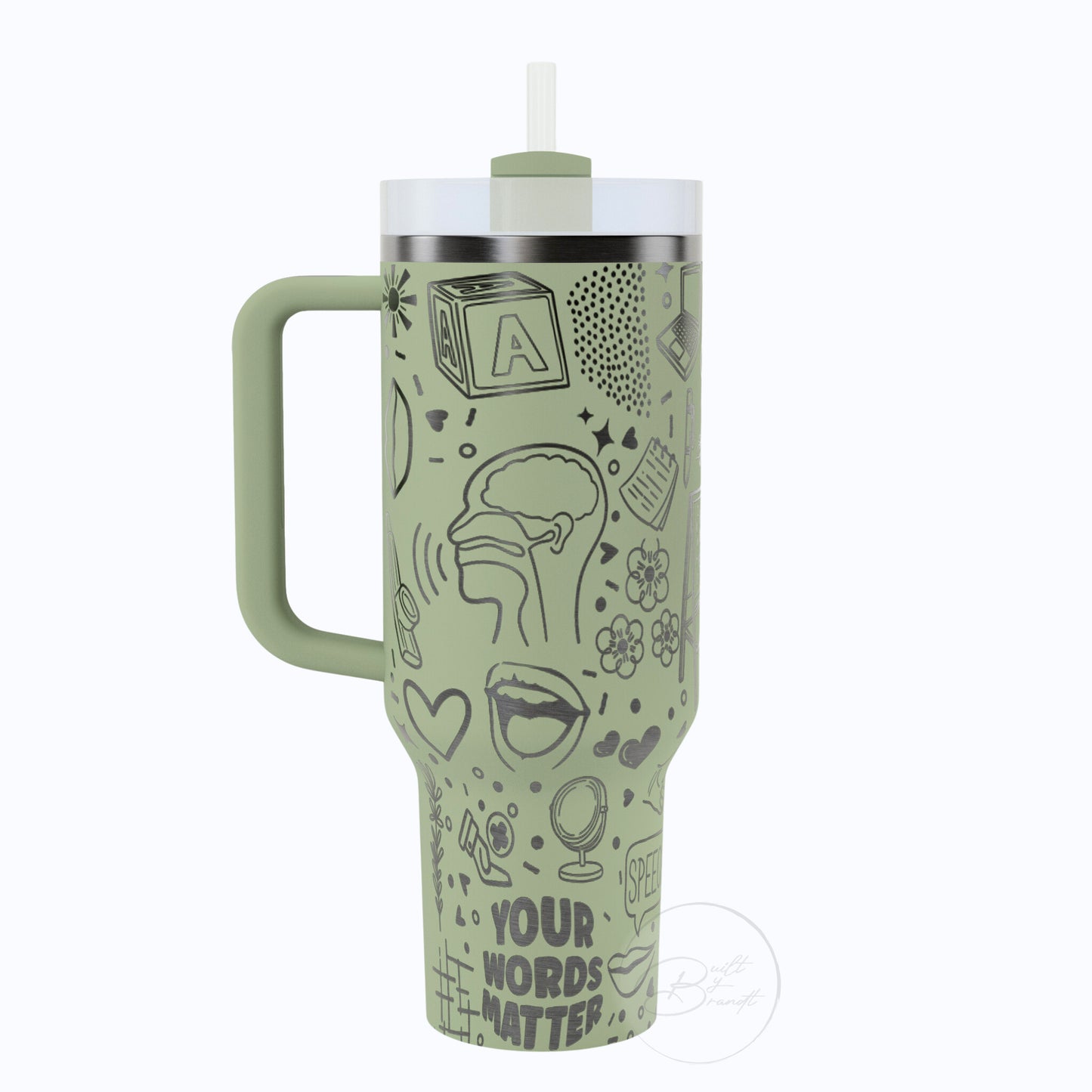 40oz Speech Therapy Tumbler