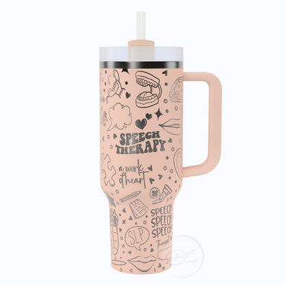 40oz Speech Therapy Tumbler