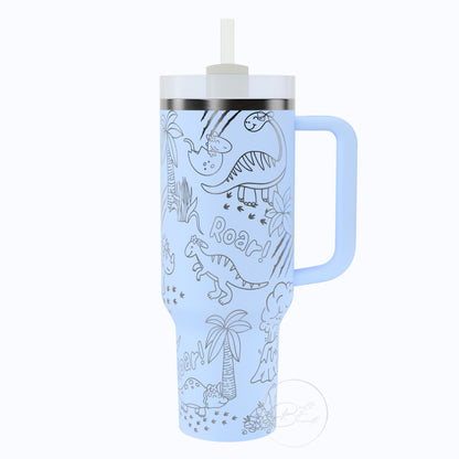 40oz Dinosaur Tumbler