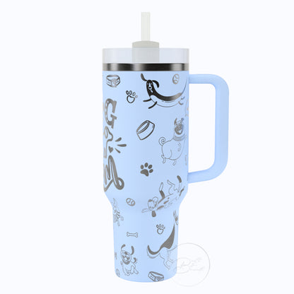 40oz Dog Mom Tumbler