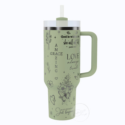 40oz Boho Bible Tumbler