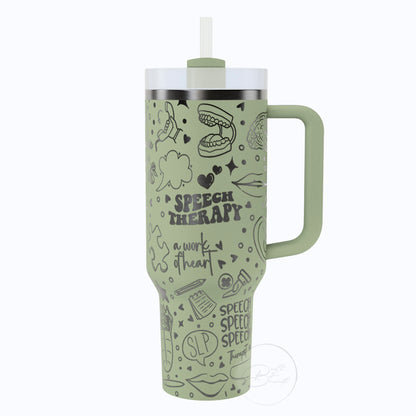 40oz Speech Therapy Tumbler