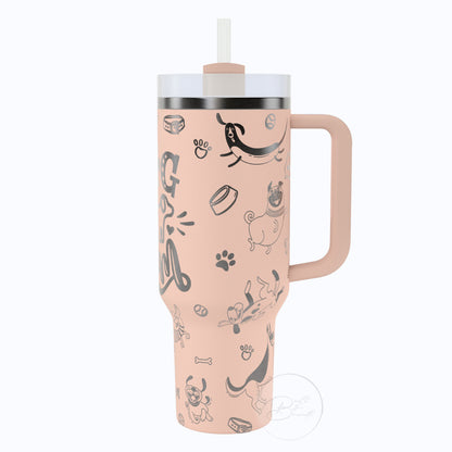 40oz Dog Mom Tumbler