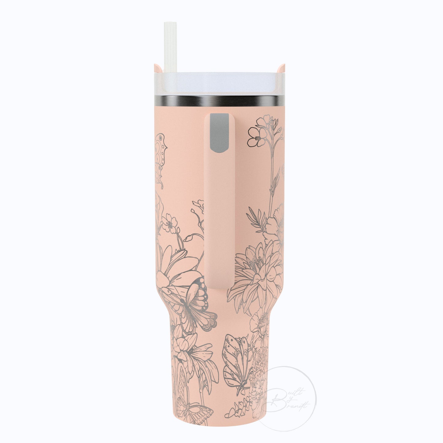 40oz Butterfly Tumbler