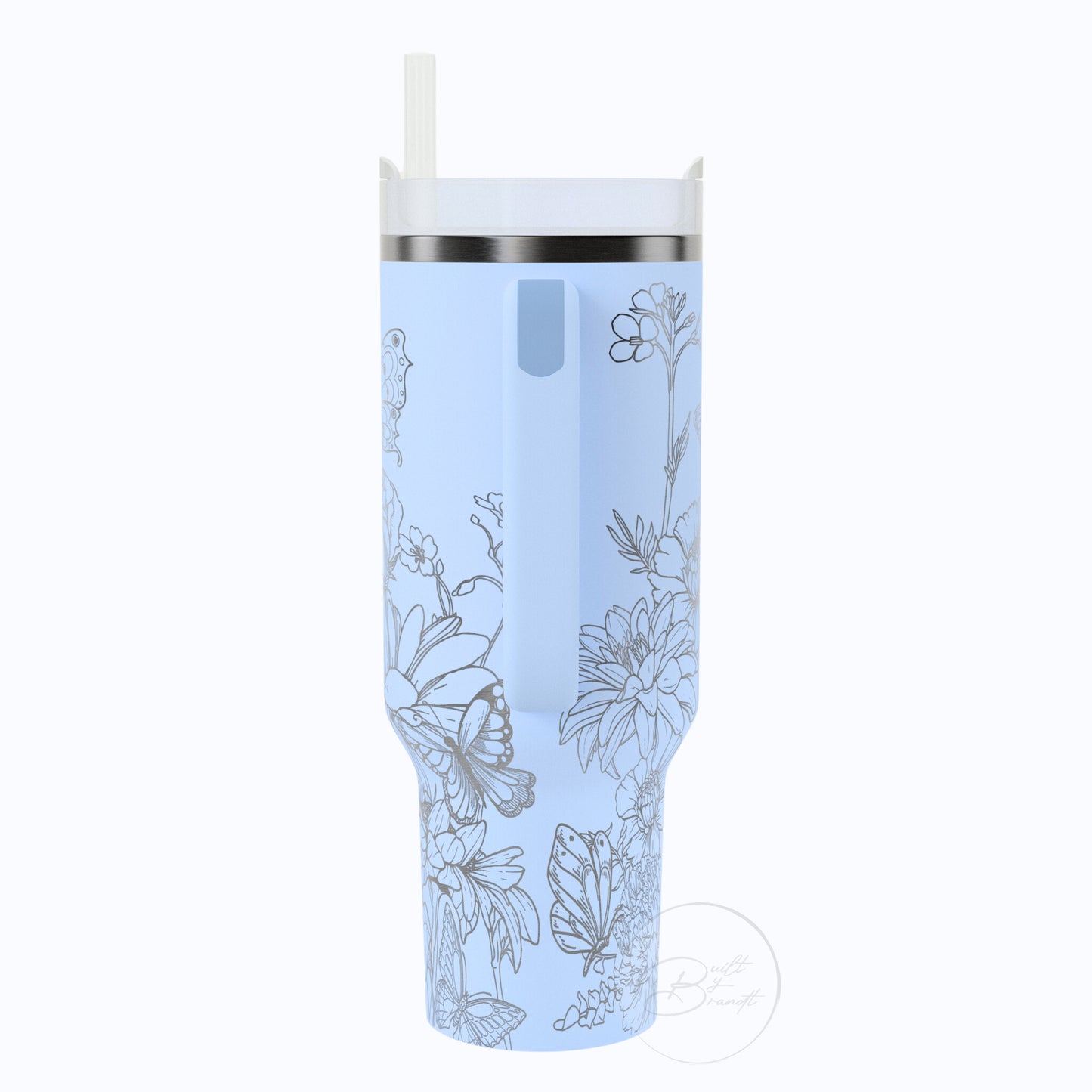 40oz Butterfly Tumbler