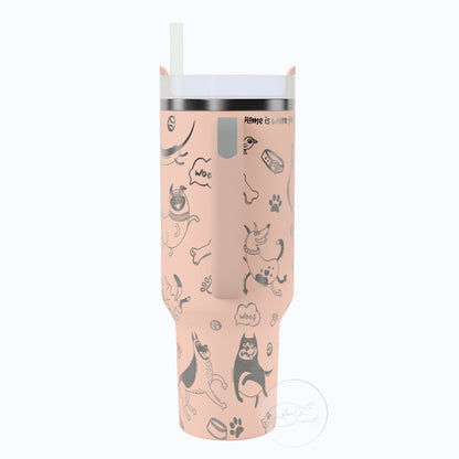 40oz Dog Mom Tumbler