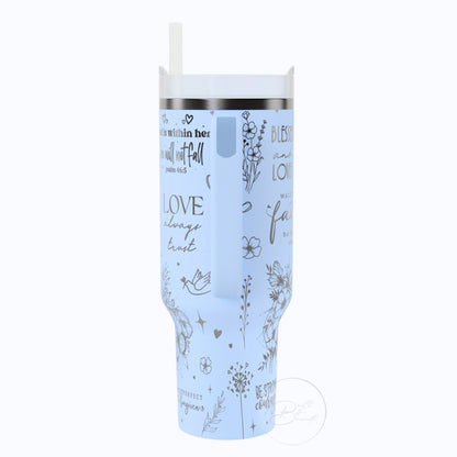 40oz Boho Bible Tumbler