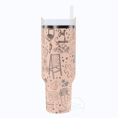 40oz Speech Therapy Tumbler