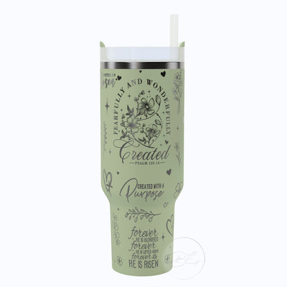 40oz Boho Bible Tumbler