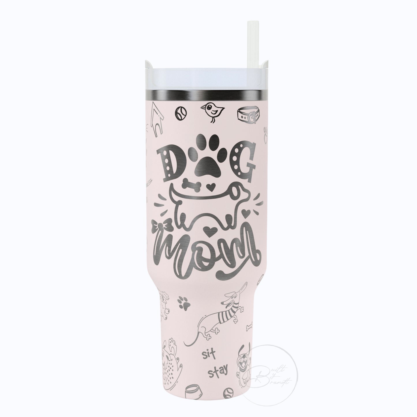 40oz Dog Mom Tumbler