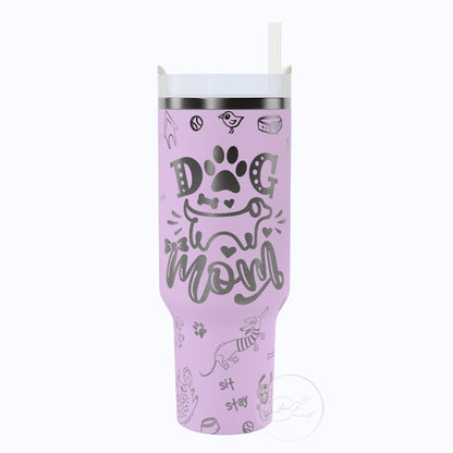 40oz Dog Mom Tumbler