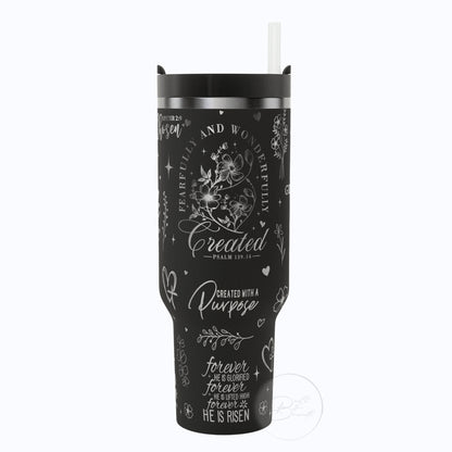 40oz Boho Bible Tumbler