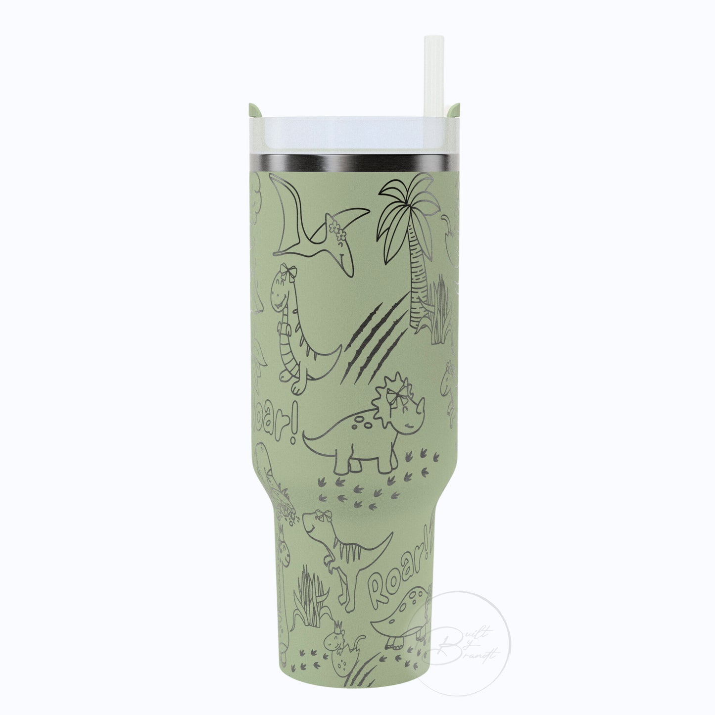 40oz Dinosaur Tumbler