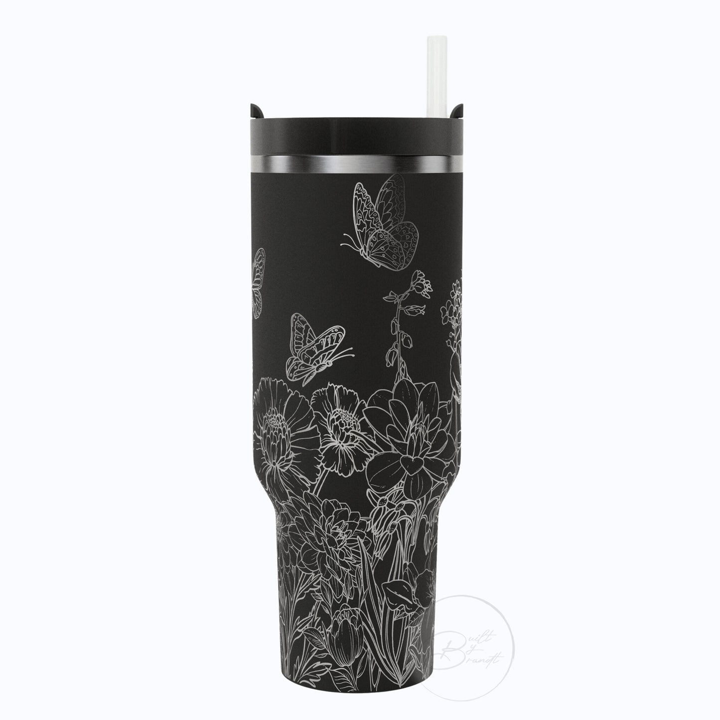 40oz Butterfly Tumbler