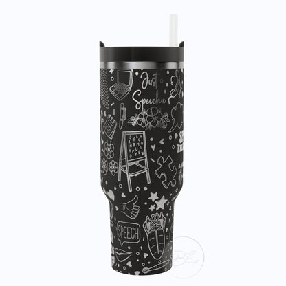 40oz Speech Therapy Tumbler