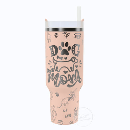 40oz Dog Mom Tumbler