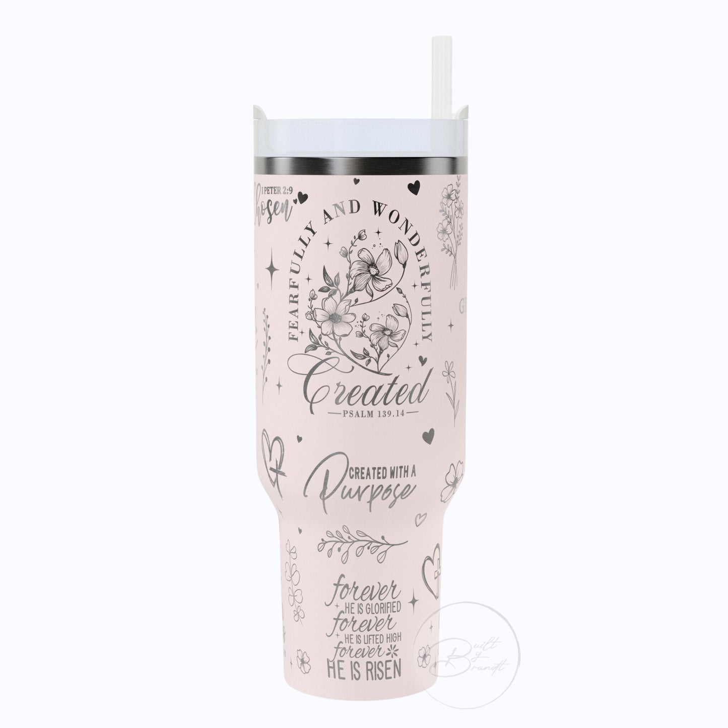 40oz Boho Bible Tumbler