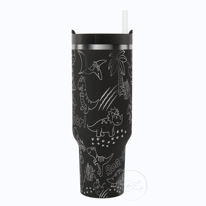 40oz Dinosaur Tumbler