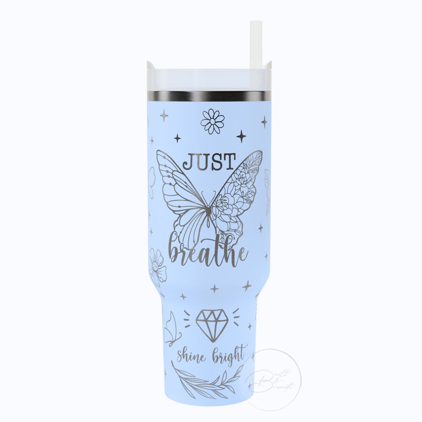 40oz Just Breathe Tumbler