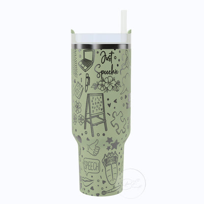 40oz Speech Therapy Tumbler