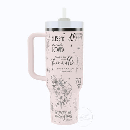 40oz Boho Bible Tumbler