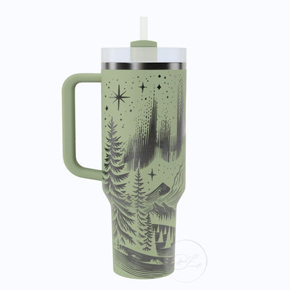 40oz Northern Lights Tumbler