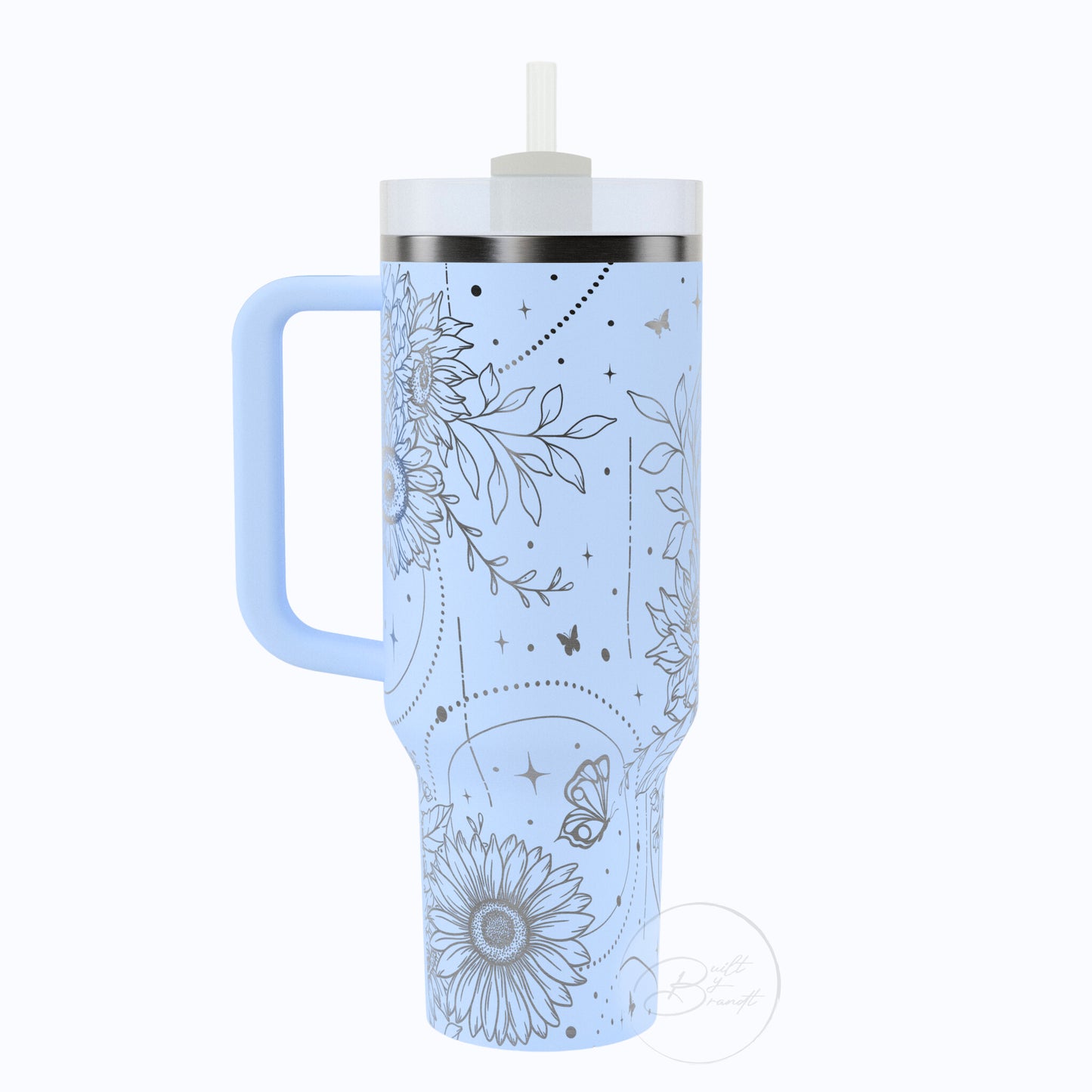 40oz Boho Sunflower Tumbler