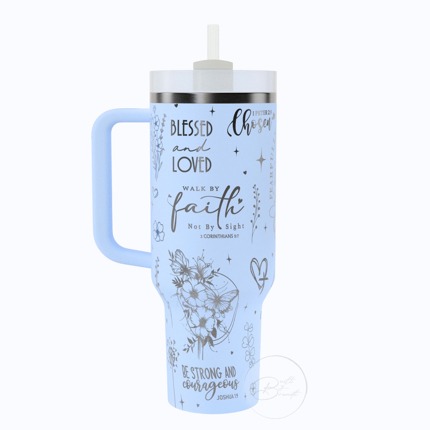 40oz Boho Bible Tumbler