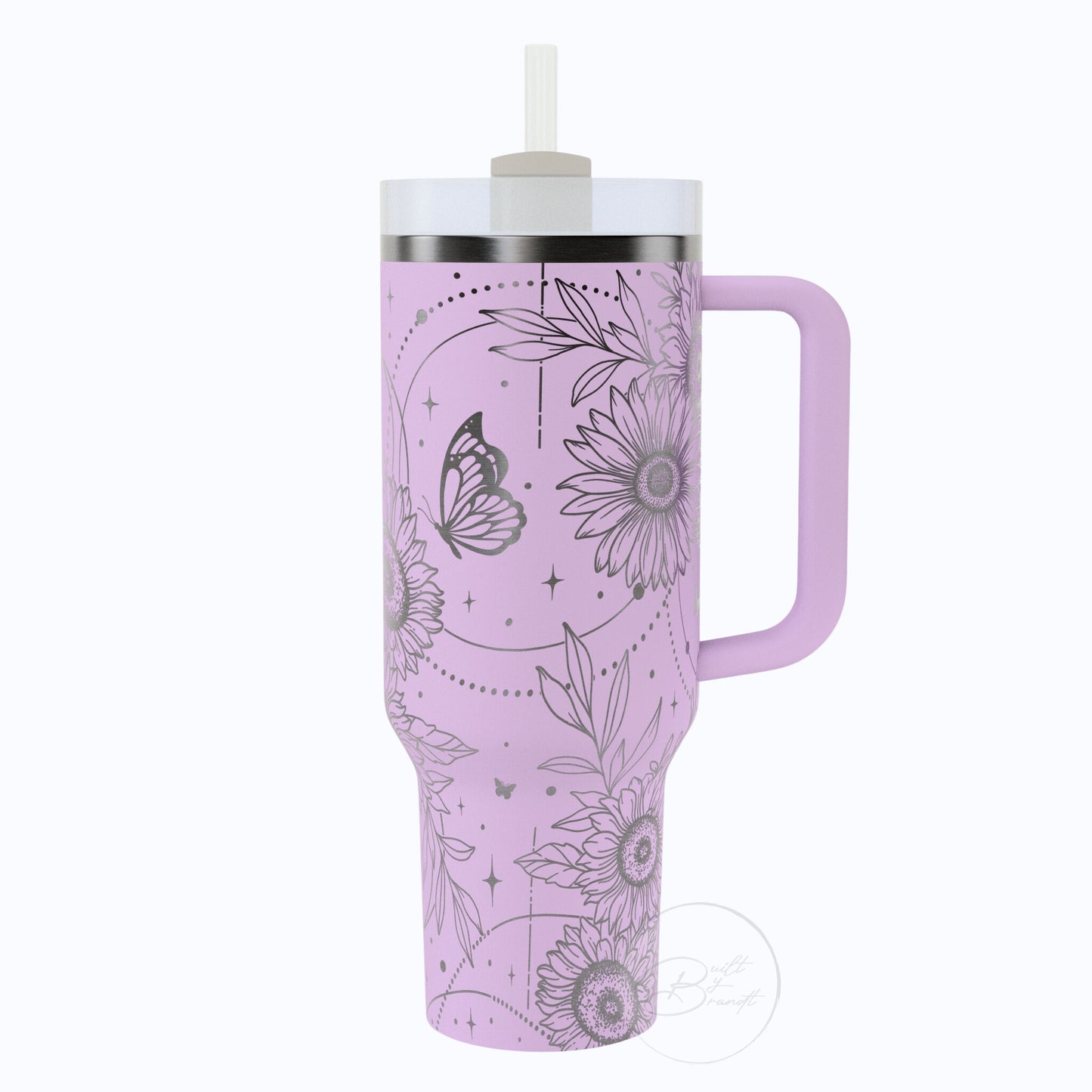 40oz Boho Sunflower Tumbler