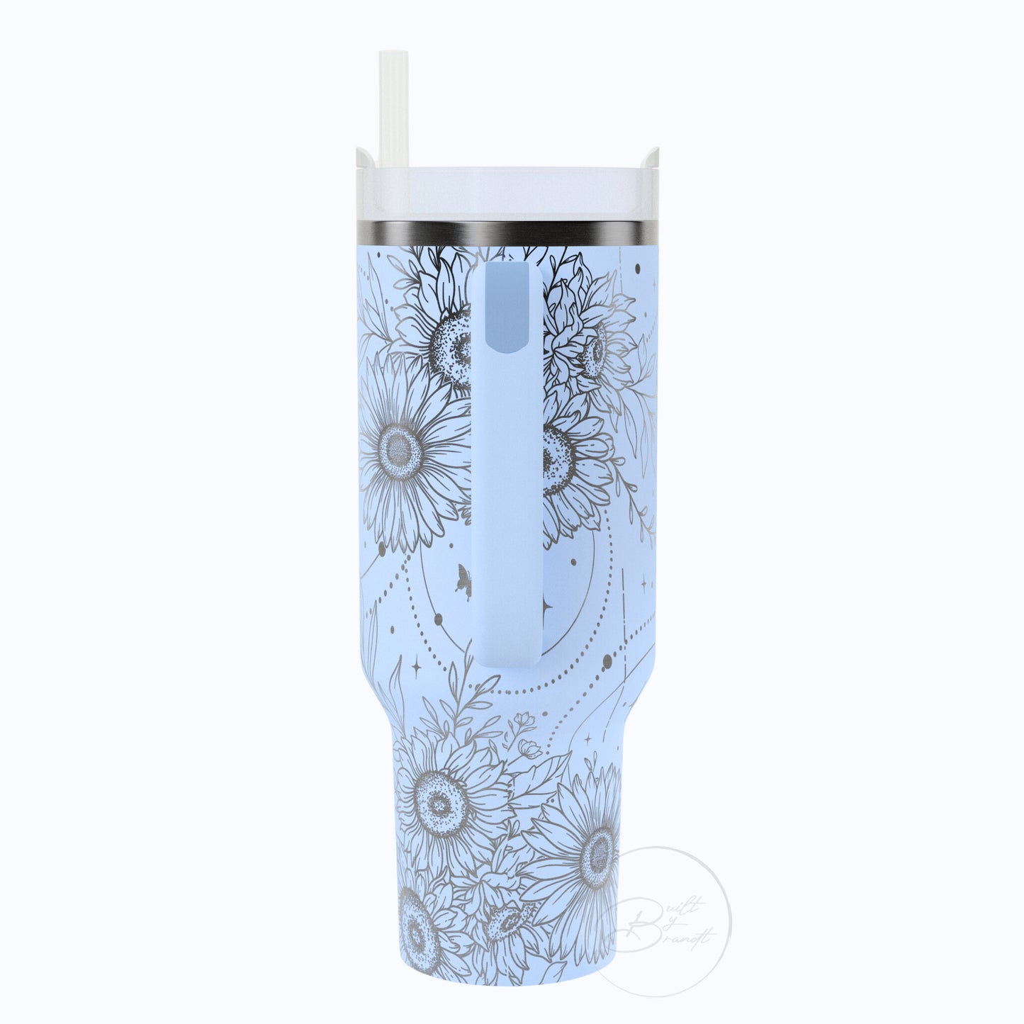 40oz Boho Sunflower Tumbler